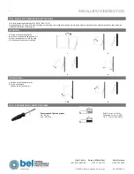 Preview for 3 page of BEL LDX-L30 Installation Instruction