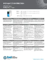 BEL LEC480 Series Installation Instructions preview