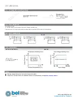 Предварительный просмотр 4 страницы BEL LEC480 Series Installation Instructions