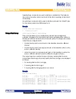 Preview for 54 page of Belair BA100 User Manual