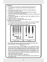 Предварительный просмотр 5 страницы Belair HF645-6 User Manual