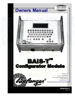 Belanger Bias-T Owner'S Manual preview