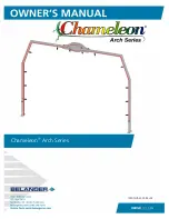 Предварительный просмотр 1 страницы Belanger Chameleon Arch Series Owner'S Manual