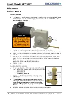 Preview for 30 page of Belanger Quad Wave Mitter Owner'S Manual