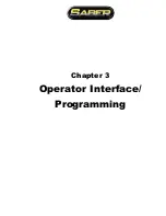 Предварительный просмотр 21 страницы Belanger SABER SL-2 Programming And Operations Manual