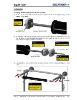 Предварительный просмотр 37 страницы Belanger Top Winder Owner'S Manual