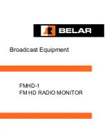 Belar FMHD-1 Operator'S Manual preview