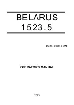 Belarus 1523.5 Operator'S Manual preview