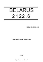 Belarus 2122.6 Operator'S Manual preview