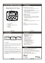 Preview for 1 page of Belcat ACUS-3TN User Manual