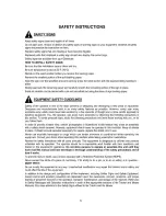 Preview for 3 page of Belco TAR RIVER BFM-105 Operator'S Manual