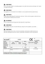 Предварительный просмотр 20 страницы Beldeko DIEGO P200X2 Installation Instructions Manual