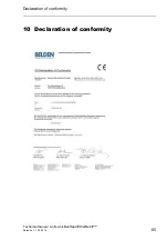 Preview for 69 page of Belden 934 815-001 Technical Manual