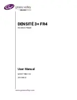 Preview for 1 page of Belden GRASS VALLEY DENSITE 3+ FR4 User Manual