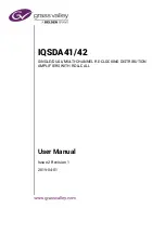 Belden grass valley IQSDA41 Series User Manual preview