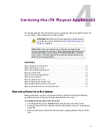 Preview for 33 page of Belden GRASS VALLEY iTX Playout Appliance 2 Installation And Service Manual