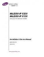 Belden GRASS VALLEY KALEIDO Series Installation & Service Manual preview