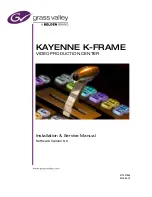 Belden Grass Valley Kayenne K-Frame Installation & Service Manual preview