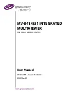 Belden grass valley MV-840 Series User Manual preview