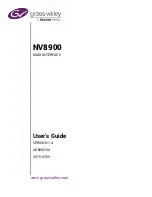 Preview for 1 page of Belden Grass Valley NV8900 User Manual