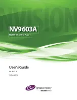 Preview for 1 page of Belden Grass Valley NV9603A User Manual