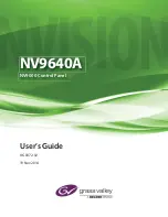 Belden GRASS VALLEY NV9640A User Manual предпросмотр