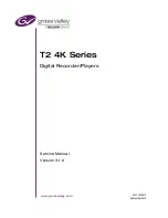 Belden Grass valley T2 4K Series Service Manual preview