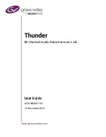 Предварительный просмотр 1 страницы Belden Grass Valley Thunder User Manual