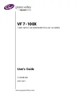 Belden Grass Valley VF 7-100X User Manual preview