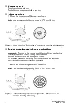 Preview for 2 page of Belden Hirschmann BAT-ANT-N-6ABG-IP65 Mounting Instruction