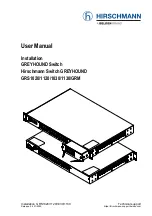 Belden HIRSCHMANN GREYHOUND GRM Series User Manual preview