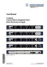 Preview for 1 page of Belden HIRSCHMANN MACH 1040 Series User Manual