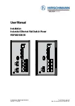 Belden HIRSCHMANN RSP20 User Manual preview