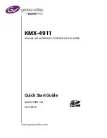 Belden KMX-4911 Quick Start Manual preview