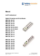 Preview for 1 page of Belden lumberg automation LioN-P 0980 ESL 300 Series Manual