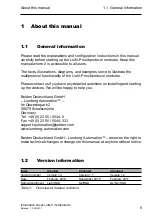 Preview for 5 page of Belden lumberg automation LioN-P 0980 ESL 300 Series Manual