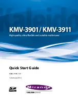 Preview for 1 page of Belden Miranda KMV-3901 Quick Start Manual