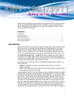 Preview for 5 page of Belden Miranda KMV-3901 Quick Start Manual