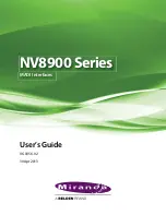 Preview for 1 page of Belden Miranda NV8900 Series User Manual