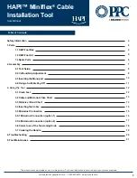 Preview for 3 page of Belden PPC HAPI Miniflex User Manual