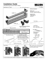 Belden Shielded KeyConnect Patch Panel Installation Manual preview