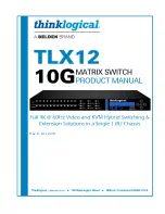 Belden ThinkLogical TLX12 Product Manual preview