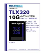 Preview for 1 page of Belden ThinkLogical TLX320 Product Manual