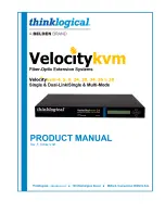 Belden thinklogical Velocitykvm-24 Product Manual предпросмотр