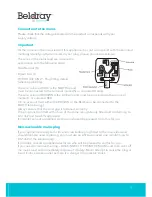 Preview for 9 page of Beldray EH2658SSTK Instruction Manual