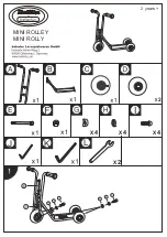 Preview for 2 page of Beleduc TopTrike MINI ROLLY Assembly Instructions