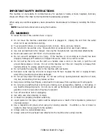 Preview for 2 page of Belfort ULTIMATE PB111 Information & Operating Instructions