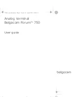 BELGACOM Forum 750 User Manual предпросмотр