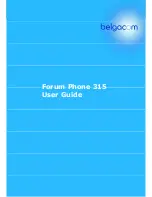 Предварительный просмотр 1 страницы BELGACOM Forum Phone 315 User Manual