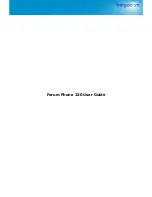 BELGACOM Forum phone 320 User Manual preview